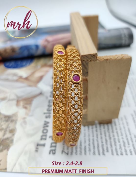 Post image I want 1 Pieces of These bangles available with anyone contact me pls. Need first quality at 2.6size.
Below are some sample images of what I want.