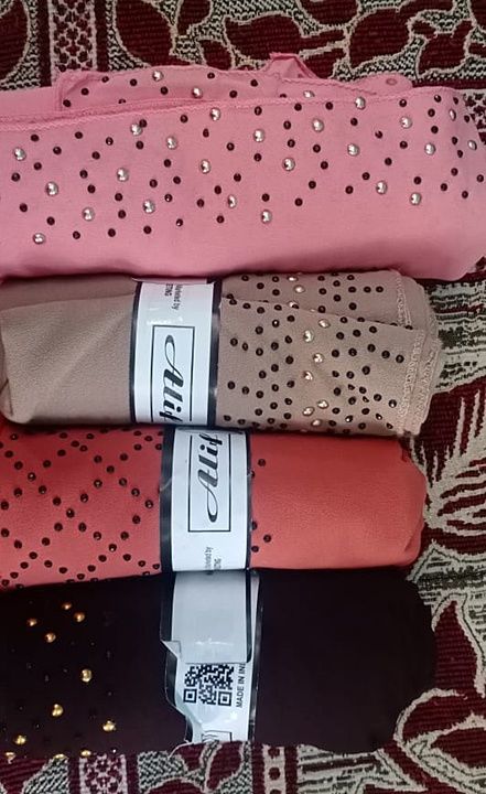Stone work hijab shawls uploaded by business on 9/24/2020