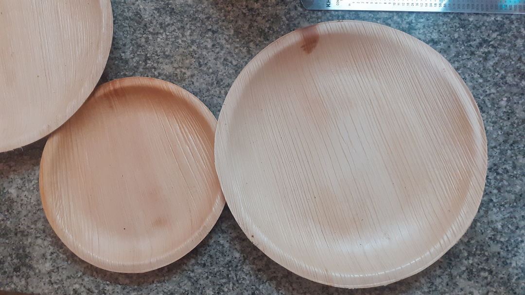 Areca leaf plates and bowls uploaded by business on 12/8/2021