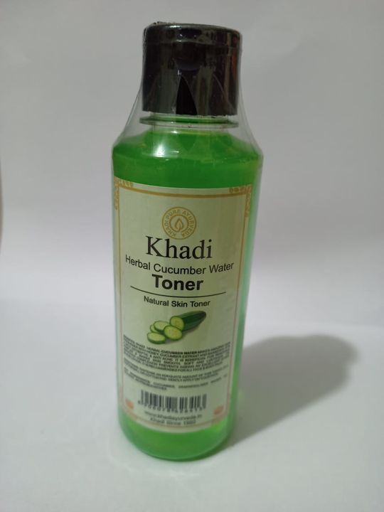 Khadi cucumber water toner uploaded by Khadi cosmetic products Distubutors on 12/8/2021