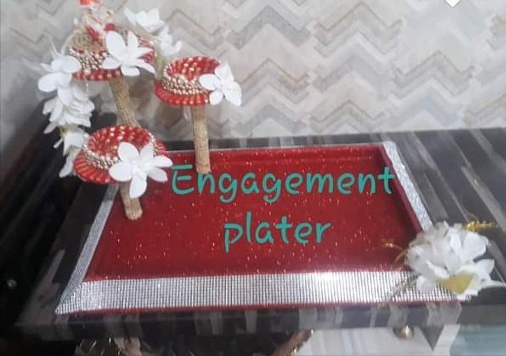 Engagement Ring Platter uploaded by Khandelwal's Trousseau packing Stud on 9/24/2020