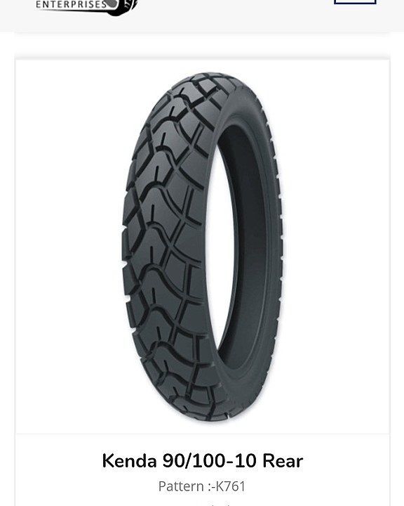 Activa kenda rear tyre 90/100-10 uploaded by Harsh enterprises on 9/24/2020