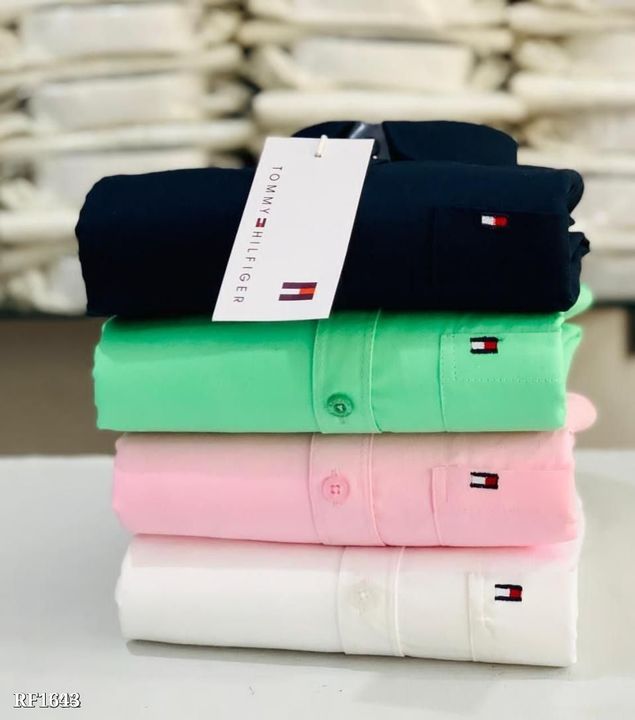 Tommy Hilfiger plain Shirts  uploaded by business on 12/8/2021