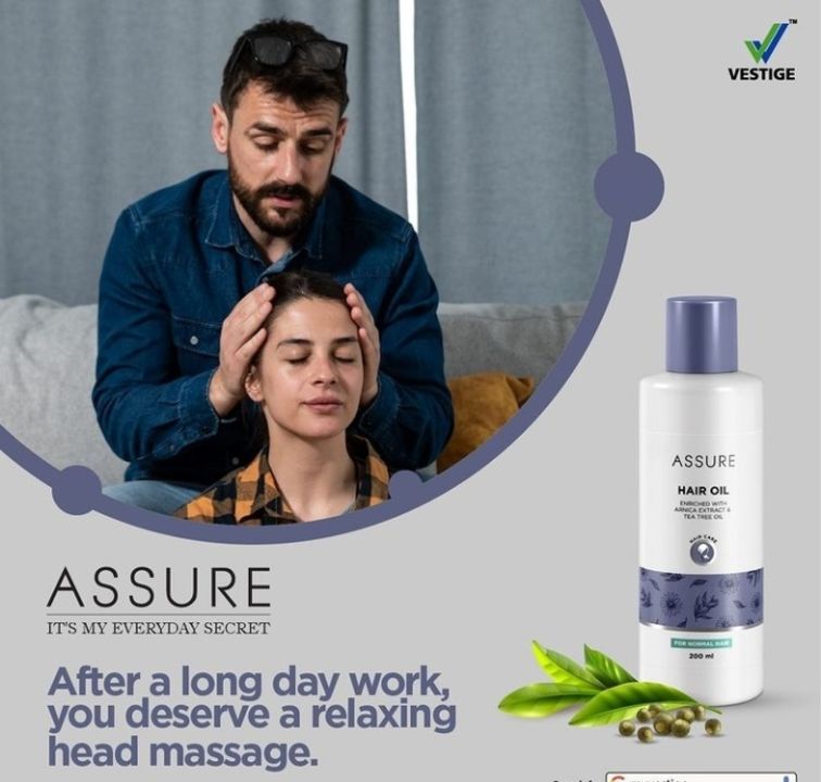 Assure hair oil 200 ml uploaded by Vestige on 12/8/2021