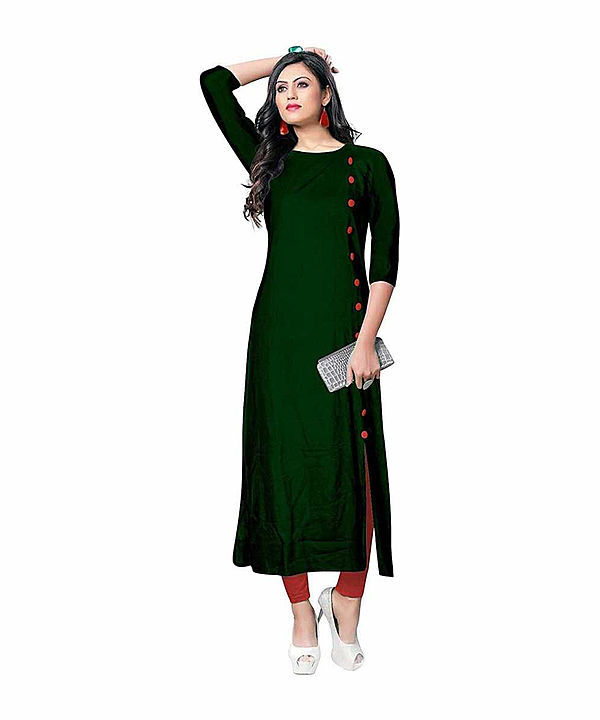 Heena rayon new designer kurti uploaded by business on 9/24/2020
