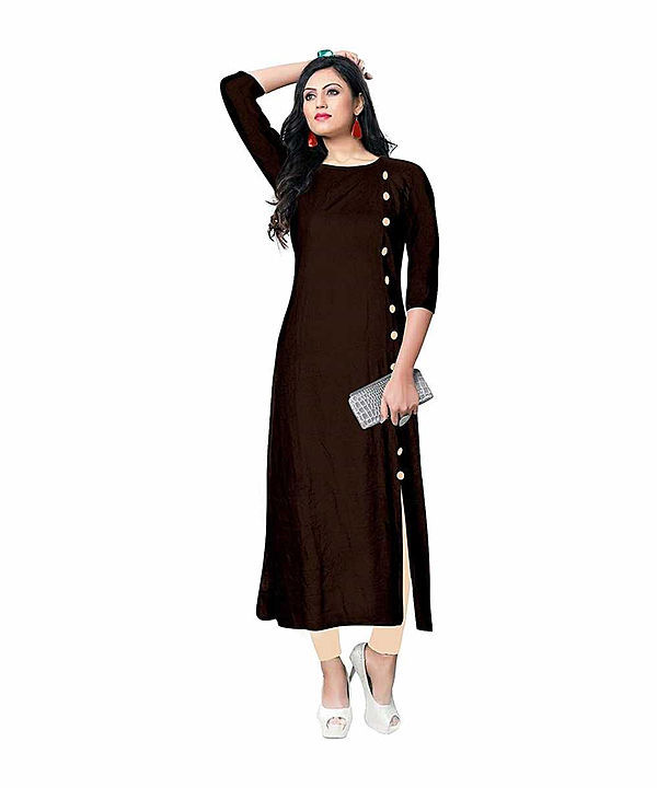 Heena rayon new designer kurti uploaded by Ravechi enterprise on 9/24/2020