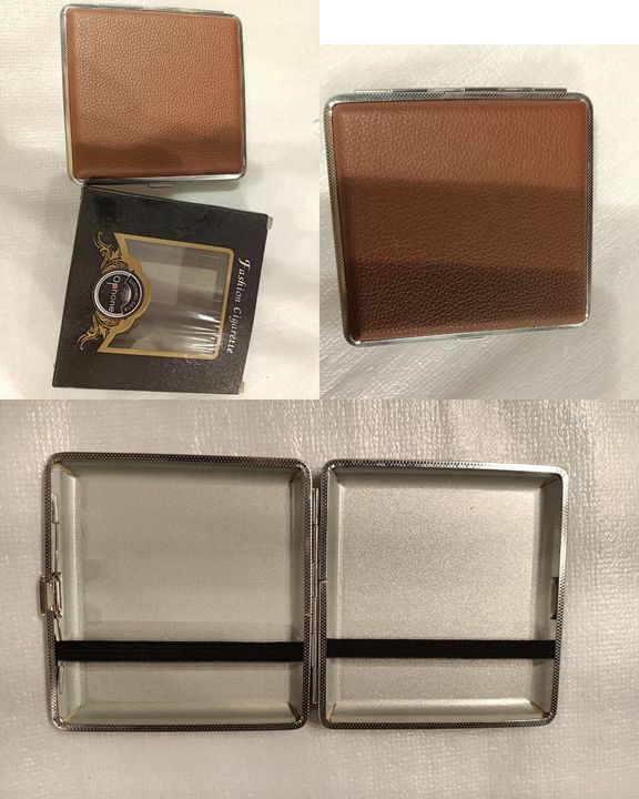 Xenmpy
Metal Frame Cigar Cigarette Case Tobacco Holder Pocket Box Storage Container Stainless Steel  uploaded by XENITH D UTH WORLD on 12/9/2021