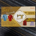 Business logo of Sai nx Garments