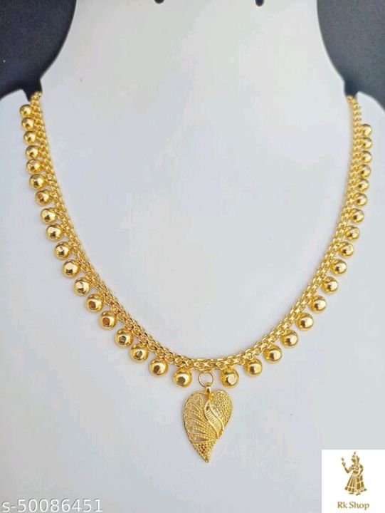 Post image Catalog Name:*Feminine Graceful Necklace *Base Metal: BrassPlating: Gold PlatedStone Type: No StoneType: NecklaceMultipack: 1Sizes:Free SizeEasy Returns Available In Case Of Any Issue*Proof of Safe Delivery! Click to know on Safety Standards of Delivery Partners- https://ltl.sh/y_nZrAV3Price 250