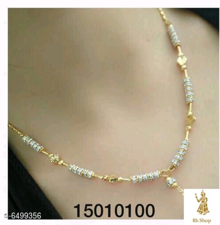 Post image Catalog Name:*Feminine Graceful Necklace *Base Metal: BrassPlating: Gold PlatedStone Type: No StoneType: NecklaceMultipack: 1Sizes:Free SizeEasy Returns Available In Case Of Any Issue*Proof of Safe Delivery! Click to know on Safety Standards of Delivery Partners- https://ltl.sh/y_nZrAV3Price 500
