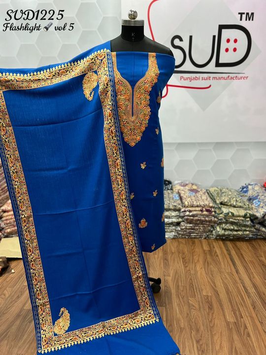 Pashmina Kashmiri suit  uploaded by Suits,jwellery collection on 12/9/2021