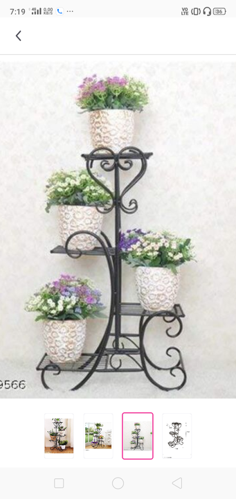 Metal planter uploaded by Shah handicrafts on 12/9/2021