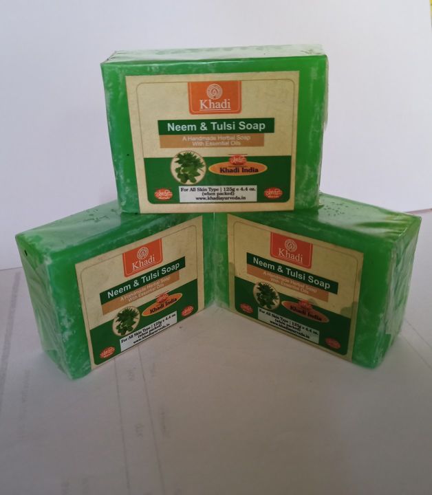 Khadi Neem tulsi soap (pack of 3) uploaded by Khadi cosmetic products Distubutors on 12/9/2021