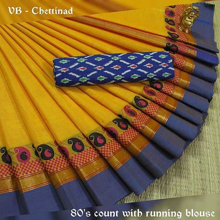 Post image 🦚 High quality fancy chettinad cotton sarees

☘️ 100% pure cotton
  
 🌹*Own manufacturing*

🍒80count  sarees with running blouse 6.2m 

🌵 What's app number:9361573547

🏵️https://chat.whatsapp.com/DPPcqWR1rClJIvTKtQpz9K

🌸 kalamkari blouse 1m at   Extra Rs.100 

🌸 *NO cod*

💐Damage only return taken

📸 Due to digital photography colours may vary slightly.