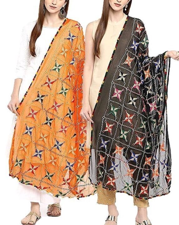Post image Whatsapp -&gt; https://ltl.sh/zDZdHPz0 (+917014592112)Catalog Name:*Stylish Women's Dupatta*Fabric: GeorgettePattern: PhulkariMultipack: 2Sizes:Free Size (Length Size: 2.25 m) 
Easy Returns Available In Case Of Any Issue*Proof of Safe Delivery! Click to know on Safety Standards of Delivery Partners- Only 399 /- Return Policy 7 days