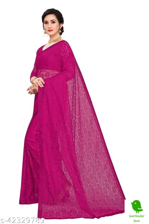 Catalog Name:*Myra Drishya Sarees*
Saree Fabric: Net
Blouse: Separate Blouse Piece
Blouse Fabric: Ne uploaded by business on 12/10/2021
