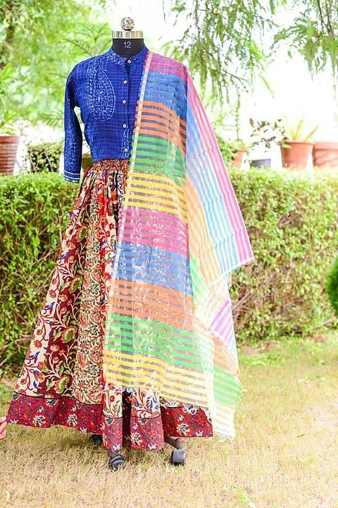 Post image Navratri specail  ✨✨ 

New collection of  cotton  natural 
hand block printed 
Top &amp; Skirt 
with chanderi silk multi duptta

Top Length 16 Inch 

Skirt Lenth 40 Inch 

Skirt Circle 5-5.5 Mtr

Size (L M XL)

Best price 1800+ ✈️✈️

Limited Stock Hurry Up

Contact my whatsapp number 9799950316