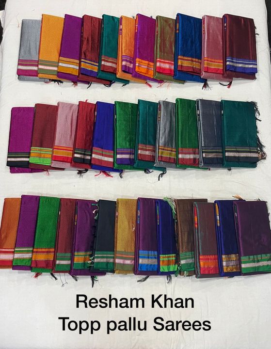 Post image 🌹 *Khan saares New colours*🌹 Fabric- Resham blended Khan material6.20 metres With running blouse😍*Beautiful colors available❤️Pallu - *Topp Pallu *👍🏻*
*Only saree price - 1210₹ + free shipping*Limited offer book soon 😍❤️*Please note the change in rate*Rates have been increased🙏🏻 K6