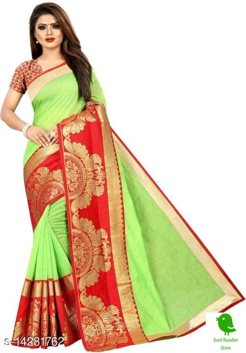 Abhisarika Refined Sarees
Saree Fabric: Chanderi Cotton
Blouse: Running uploaded by Sandhya reseller Store on 12/10/2021