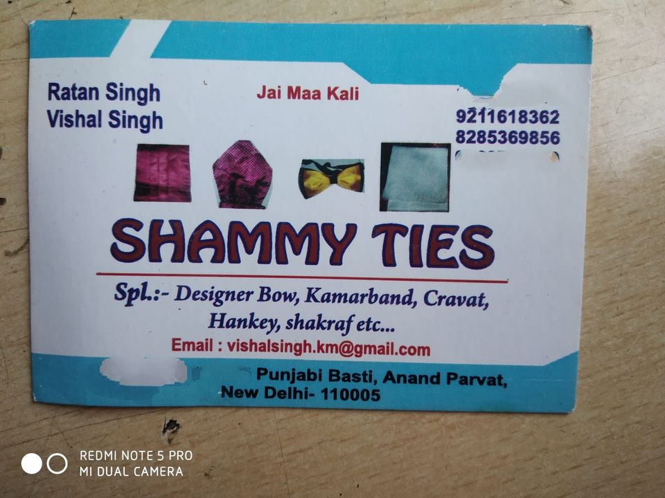Shammy ties
