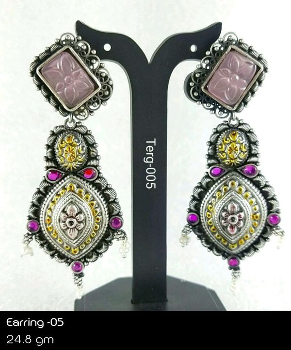Two dual earring uploaded by Enchanting India silver on 12/10/2021