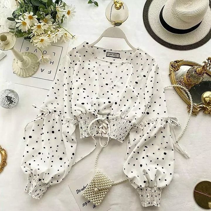 Imported Polka Dot Crop Top Heavy Quality  uploaded by AlMahdi Enterprises  on 9/24/2020