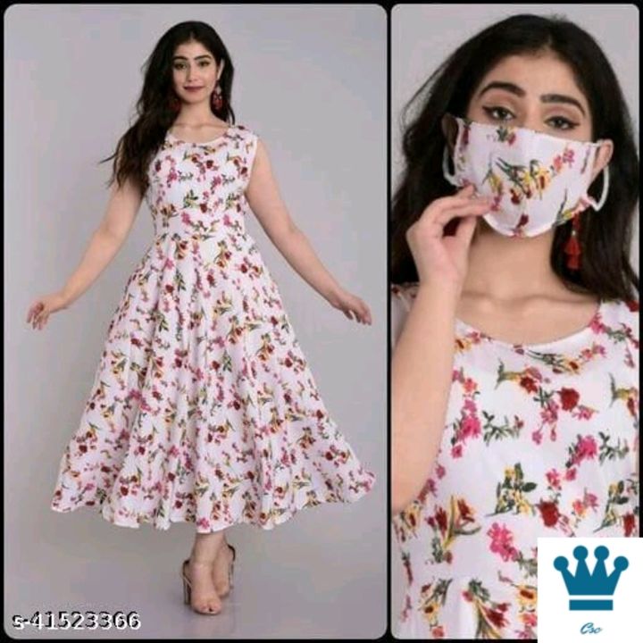 Post image Trendy Elegant Women DressesFabric: Poly CrepeSleeve Length: SleevelessPattern: PrintedMultipack: 1Sizes:S (Bust Size: 36 in, Length Size: 50 in) XL (Bust Size: 42 in, Length Size: 50 in) L (Bust Size: 40 in, Length Size: 50 in) M (Bust Size: 38 in, Length Size: 50 in) XXL (Bust Size: 44 in, Length Size: 50 in) XXXL (Bust Size: 46 in, Length Size: 50 in) DressesCountry of Origin: India
