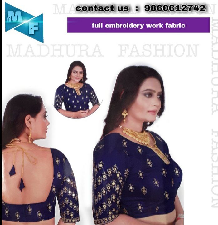 Embroidery work  uploaded by MADHURA FASHION, GARMENT on 12/10/2021