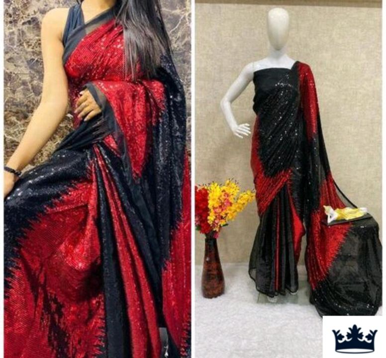 Women's beautiful saree uploaded by business on 12/10/2021