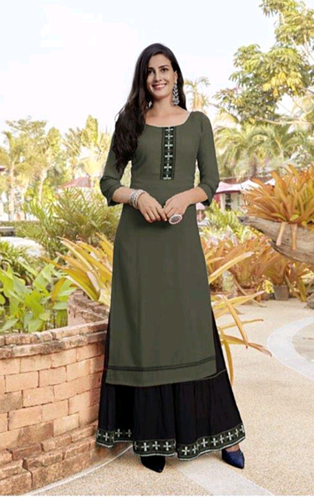 New Embroidered Cotton Palazzo Set uploaded by Sen Fashion  on 9/24/2020