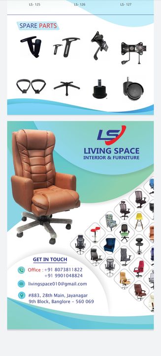 Living space interiors ad furniture