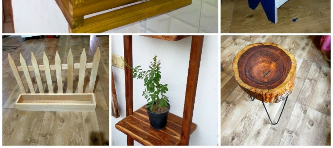 Natural wooden furniture