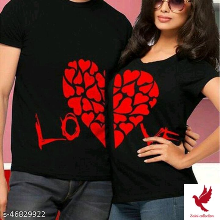 Couple tshirt  uploaded by Yummy collection on 12/11/2021