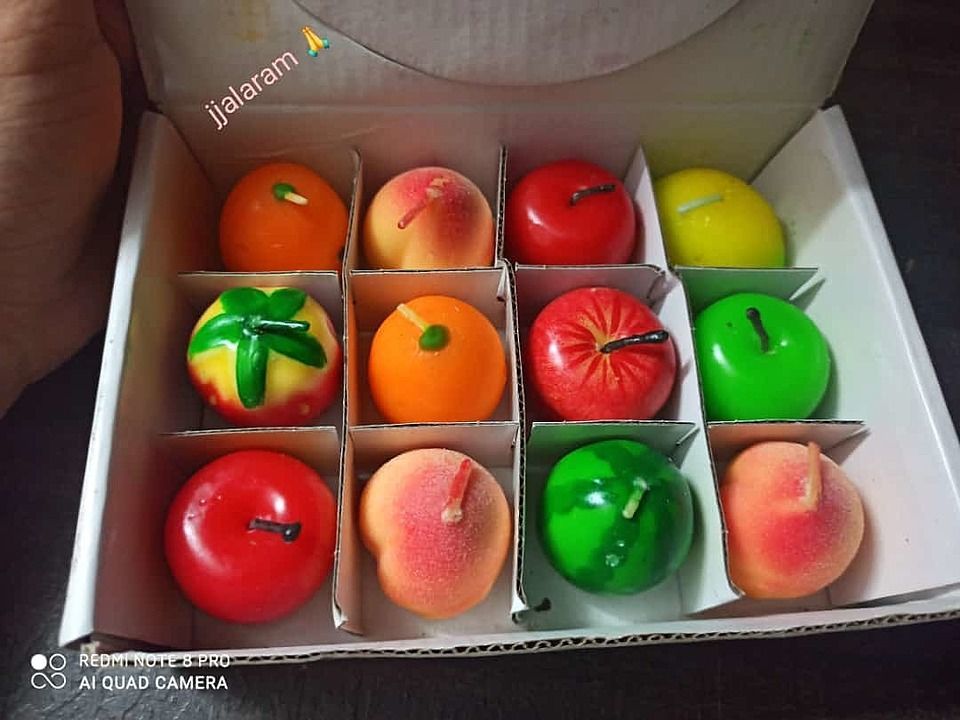 Fruit candles uploaded by Retailer of suits n saree on 9/24/2020