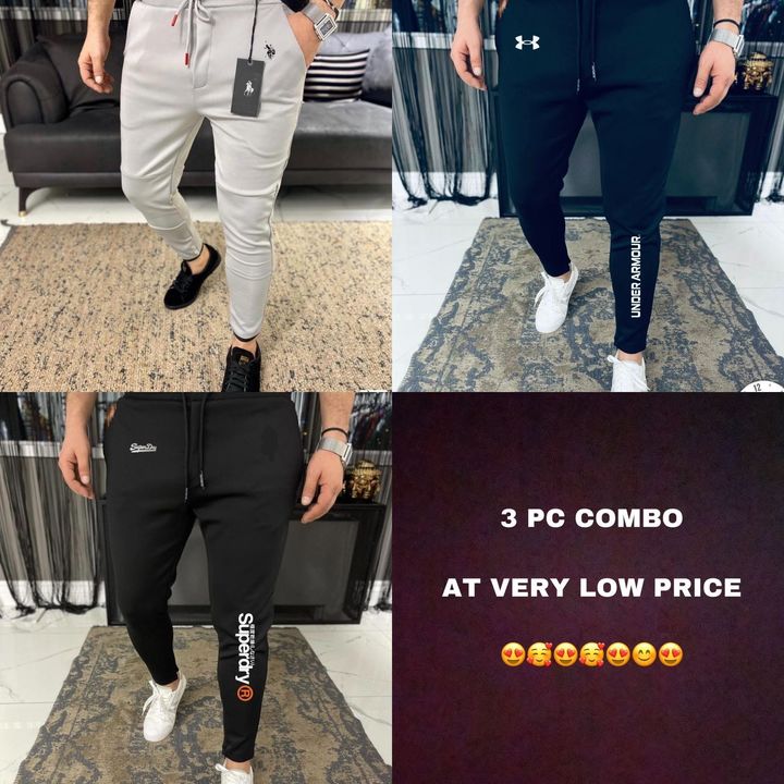Mens Track pants combo of 3 uploaded by business on 12/11/2021