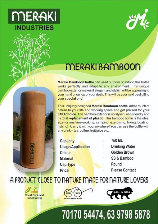 Bamboo bottles/thermos uploaded by business on 12/11/2021