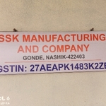Business logo of SSK manufacturing and CO
