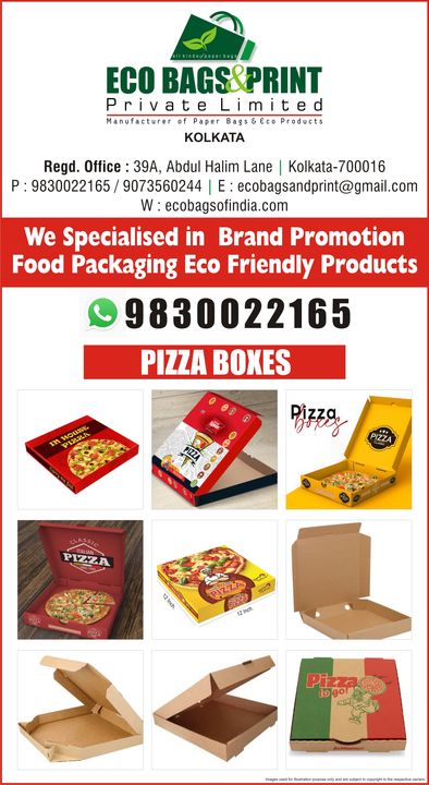 Pizza boxes uploaded by business on 12/11/2021