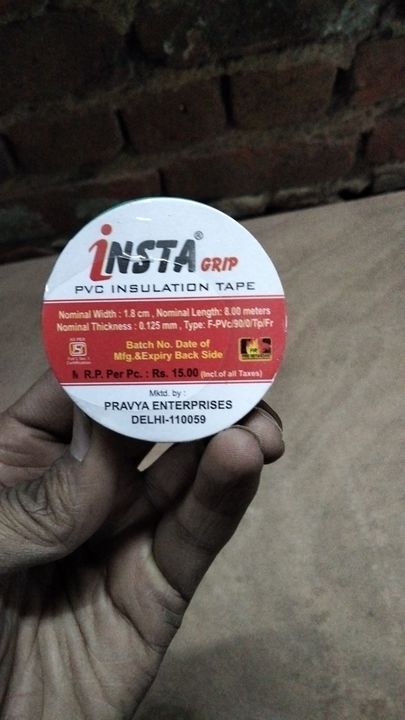 Post image We are the manufacturer of imported and Indian best quality pvc insulation tape contact me only serious and bulk buyers contact no. 7678110797 or click on this link for direct WhatsApp connect 👉https://wa.me/message/NE7OUYTB2BYFB1