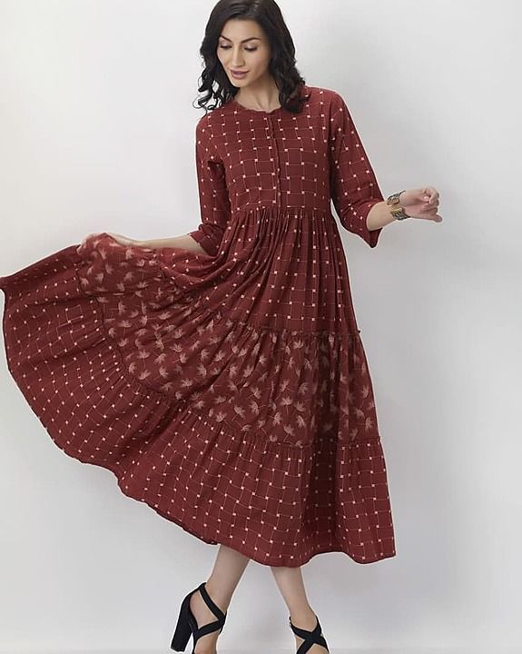 Post image Hey! Checkout my new collection called Cotton kurti with flare.