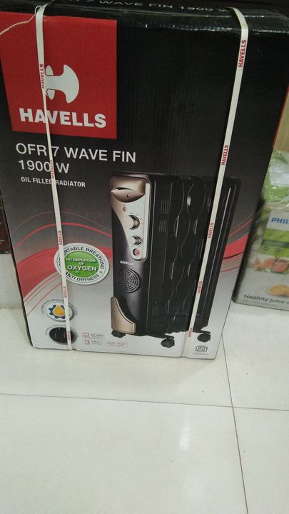 Havells Oil heater  uploaded by business on 12/12/2021