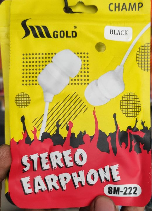 SM GOLD EARPHONES uploaded by business on 12/12/2021