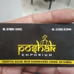 Business logo of Poshak Emporium