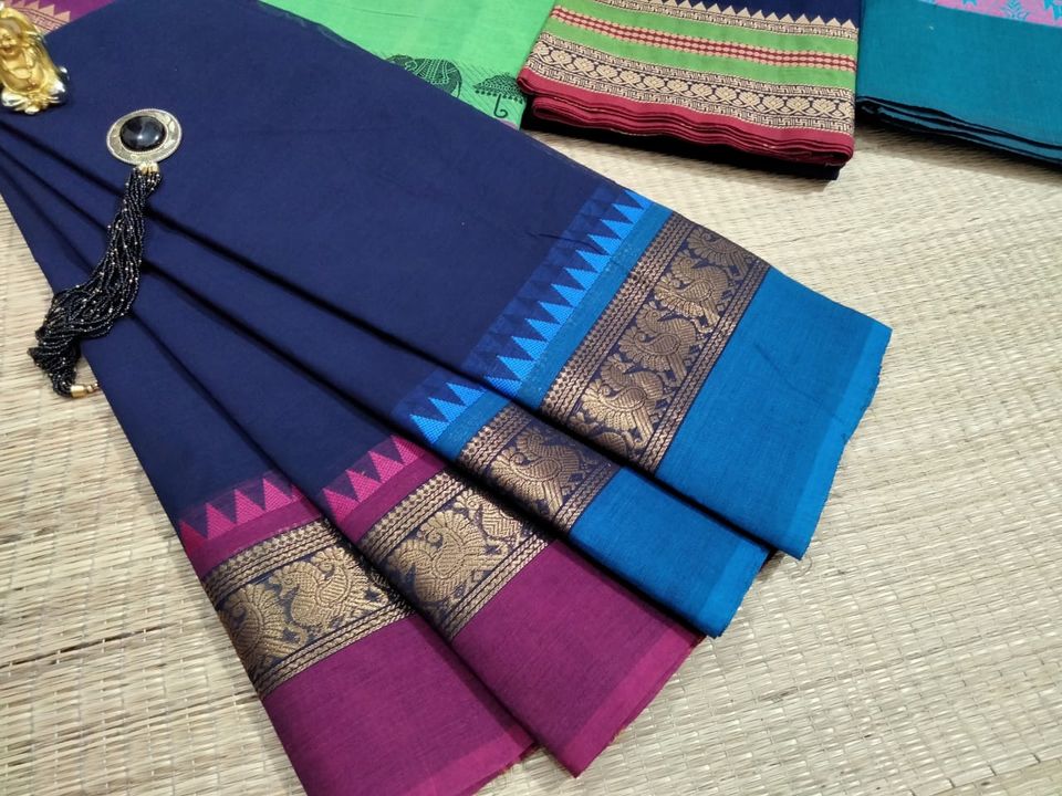 Fancy Chettinad Cotton Sarees Collections  uploaded by Saree Paradise on 12/13/2021