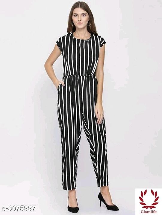 Stripped jumpsuit uploaded by business on 9/25/2020