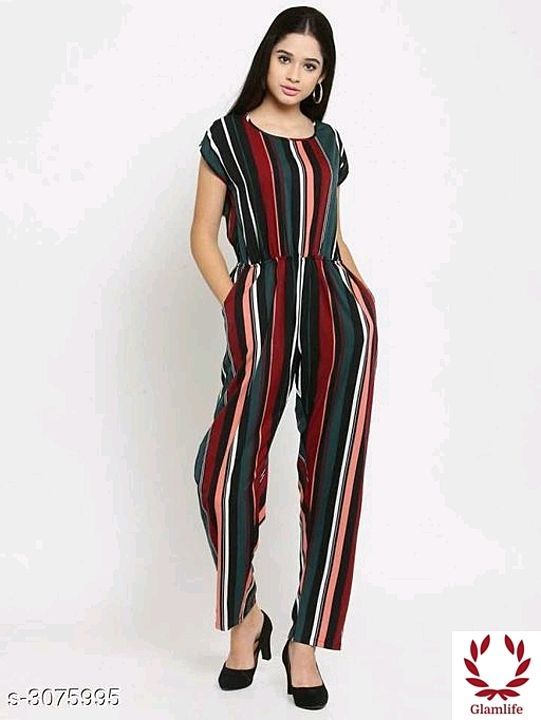 Stripped jumpsuit uploaded by Glamlife on 9/25/2020