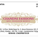 Business logo of CHANDNI FASHIONS