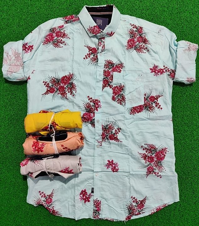 Rayon fabric printed shirt  uploaded by Rathi traders  on 9/25/2020