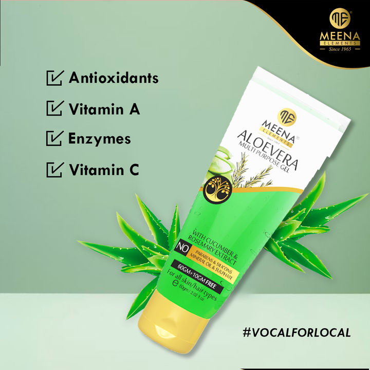ALOE GEL TUBE – NO PARABEN, SILICON , MINERAL OIL & SULPHATE 60 GM uploaded by Meena elements on 12/13/2021