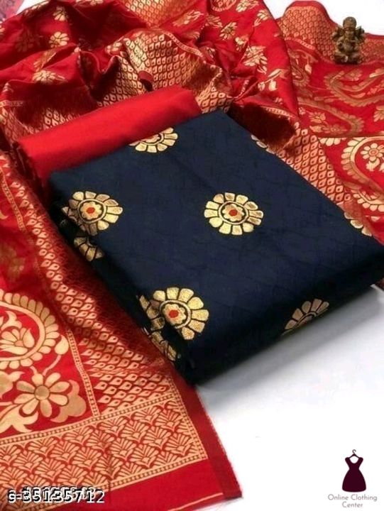 Catalog Name:*Myra Ensemble Salwar Suits & Dress Materials*
Top Fabric: Banarasi Silk + Top Length:  uploaded by Amaush Kumar on 12/13/2021